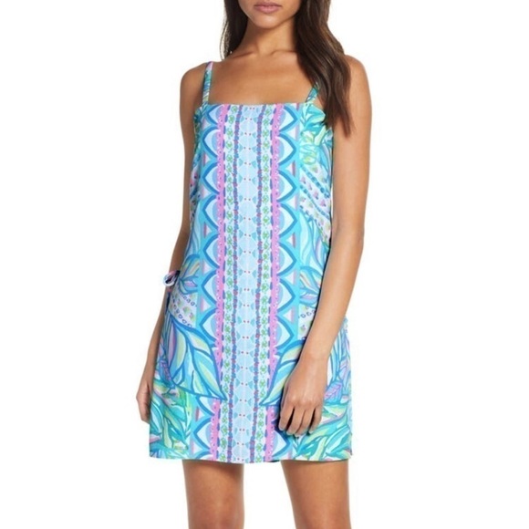 Lilly Pulitzer Sahar Romper Multi Maraca My World Engineered Knit Size 0 NWT - Picture 3 of 12